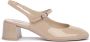 Nerogiardini Lakleren slingback sandalen in poederroze - Thumbnail 3