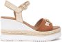 Nero Giardini 513552 Sandalen Met Sleehak Dames Bruin - Thumbnail 8