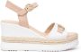 Nero Giardini 513552 Sandalen Met Sleehak Dames Taupe - Thumbnail 10