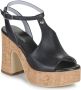 Nerogiardini High Heel Sandals Black Dames - Thumbnail 1