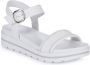 Nerogiardini Witte platform sandaal White Dames - Thumbnail 2