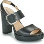 Nero Giardini -Dames zwart sandalen - Thumbnail 3