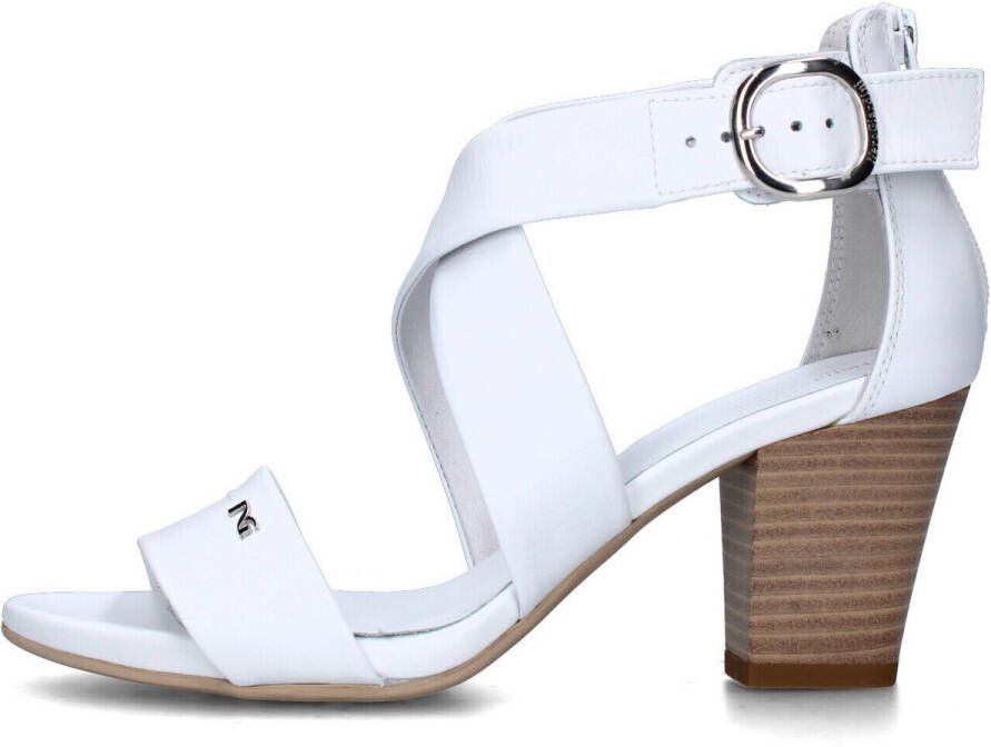Nerogiardini Witte Sandalen Italiaanse Stijl White Dames - Foto 3
