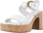 Nerogiardini Witte Leren Sandalen Stijlvol Ontwerp White Dames - Thumbnail 3