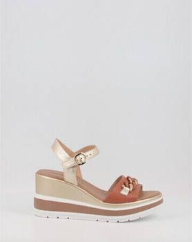 Nero Giardini 410530 Sandalen Met Sleehak Dames Cognac - Foto 6