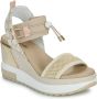 Nerogiardini Sandals Beige Dames - Thumbnail 3