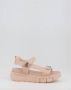 Nerogiardini Platform Sandalen voor Vrouwen Beige Dames - Thumbnail 4