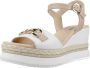 Nero Giardini 513552 Sandalen Met Sleehak Dames Taupe - Thumbnail 9