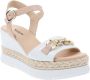 Nero Giardini 513552 Sandalen Met Sleehak Dames Taupe - Thumbnail 8