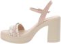 Nerogiardini Roze leren sandalen met plateau - Thumbnail 2
