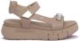 Nerogiardini Platform Sandalen voor Vrouwen Beige Dames - Thumbnail 18