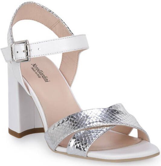 NeroGiardini Sandalen NERO GIARDINI 700 BLADE VIPERA ARGENTO - Foto 2