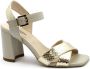 Nerogiardini Sandalen met hoge hakken Beige Dames - Thumbnail 2