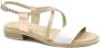 Nerogiardini Lage hak sandalen voor vrouwen White Dames - Thumbnail 2