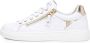 Nerogiardini Leren sneakers met vetersluiting en rits White Dames - Thumbnail 32