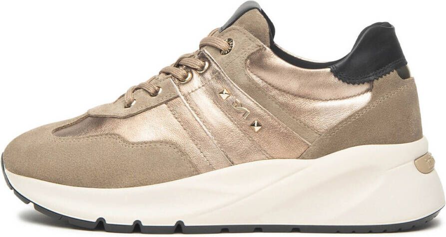 NeroGiardini Arold Lunare Sneaker Met Zwarte Handschoenen En Schitterend Platform Streetwear Vrouwen - Foto 3