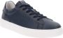 Nerogiardini Leren Heren Sneakers met Vetersluiting Blue Heren - Thumbnail 2