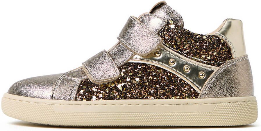 NeroGiardini Sneakers Etoile Sand T.Glitter Gr.Top Bro T.Brill Platino 6
