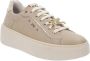 Nero Giardini NeroGiardini E306450D 614 Beige combi kleurige dames sneaker met rits - Thumbnail 3