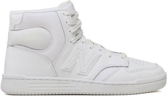 New Balance BB480 HI leren sneakers wit