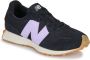 New Balance 327 Peuterschoenen Paars Leer - Thumbnail 1