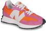 New Balance Dames Sneakers van Leer voor Herfst Winter Oranje Dames - Thumbnail 3