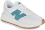 New Balance 370 Sneakers Wit Leer - Thumbnail 1