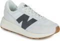 New Balance 370 Sneakers Wit Leer - Wit