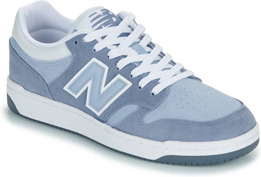 New Balance BB480 suède sneakers grijsblauw lichtblauw - Foto 3