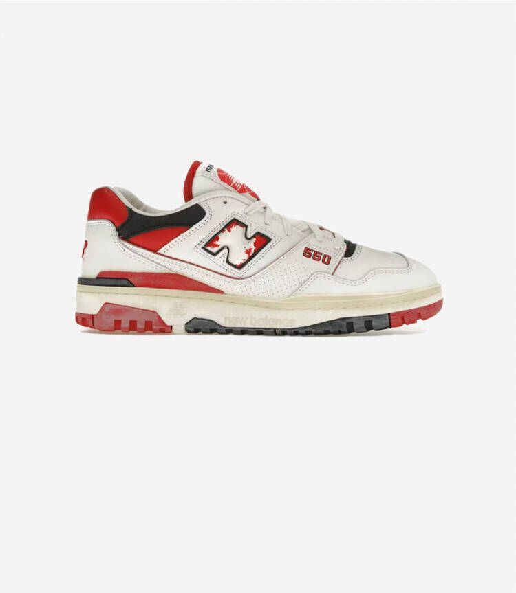 New Balance Lage Sneakers 550 Vintage Pack Team Red