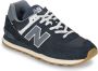 New Balance 574 sneakers zwart grijs wit - Thumbnail 2