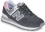 New Balance 574 sneakers zwart grijs roze - Thumbnail 2