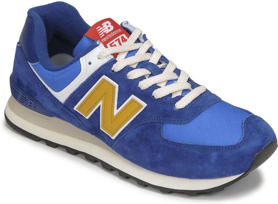 New Balance Unisex Leren en Nylon Sneakers Blue Heren - Foto 2