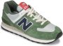 New Balance 574 Groen Suede Lage sneakers Unisex - Thumbnail 2
