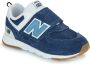 New Balance 574 sneakers donkerblauw wit lichtblauw Jongens Meisjes Suede 21 5 - Thumbnail 6