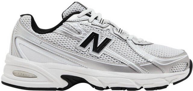 New Balance Lage Sneakers 740 White Silver Metallic Navy