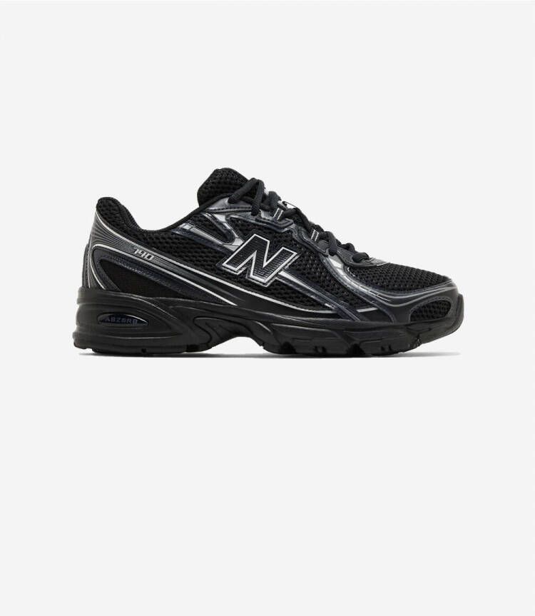 New Balance Lage Sneakers 740v2 Black Grey Silver