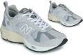 New Balance Synthetisch leren en stoffen sneakers met rubberen zool - Lichtgrijs
