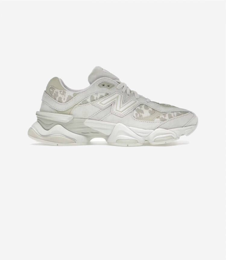 New Balance Lage Sneakers 9060 Cream Leopard