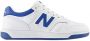 New Balance 480 V1 sneakers wit kobaltblauw Jongens Meisjes Imitatieleer 33.5 - Thumbnail 4