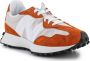 New Balance Unisex Suède en Mesh Sneakers Orange - Thumbnail 4