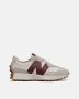 New Balance 327 Moonbeam met Classic Burgundy Sneakers White Dames - Thumbnail 2