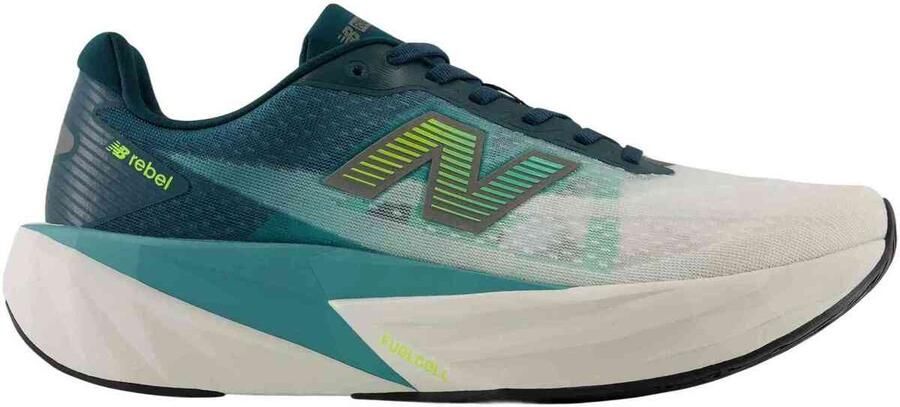 New Balance Hardloopschoenen Zapatillas FuelCell Rebel v5 verde turquesa blanco - Foto 2