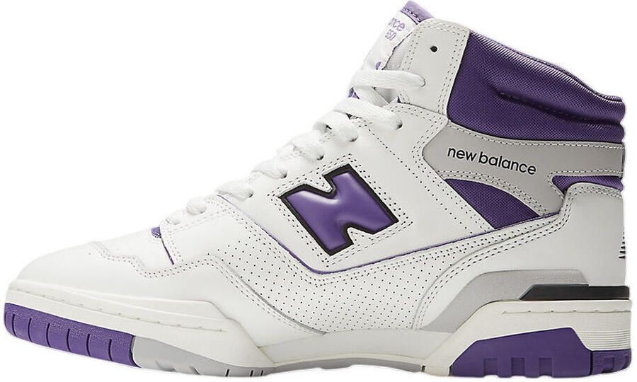 New Balance 650R Heren Schoenen Trainers Leer Wit BB650RCF - Foto 2