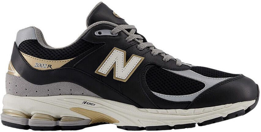 New Balance Lage Sneakers 2002R Black Sea Salt Gold Metallic