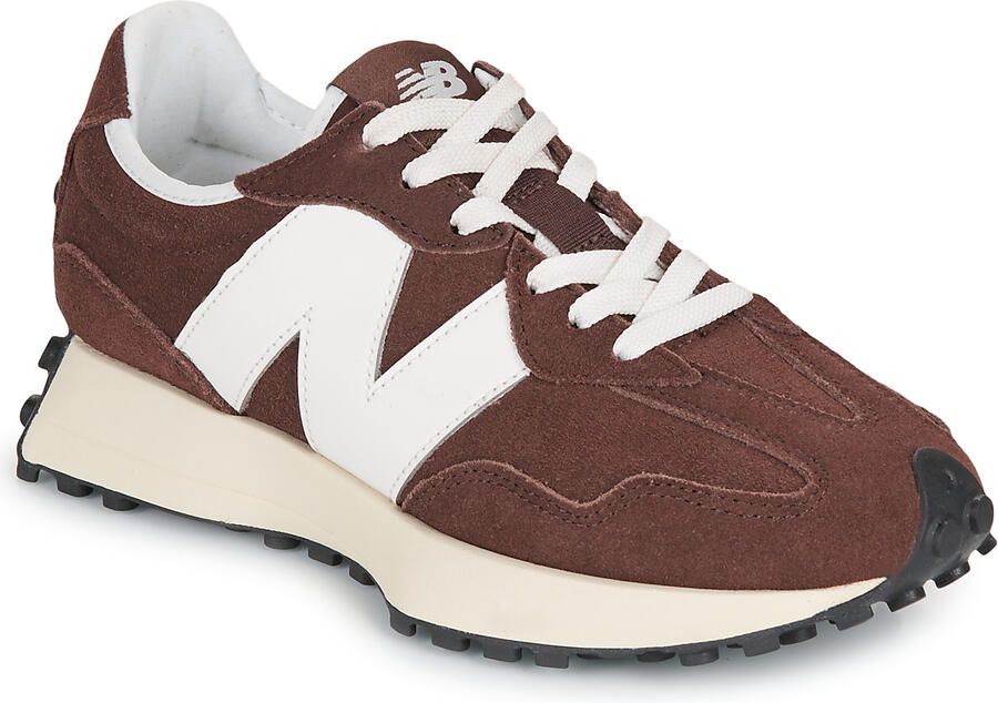 New Balance 327 Sneakers Dames Rood Leer Synthetisch