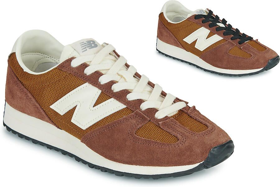 New Balance 471 sneakers donkerbruin ecru - Foto 4