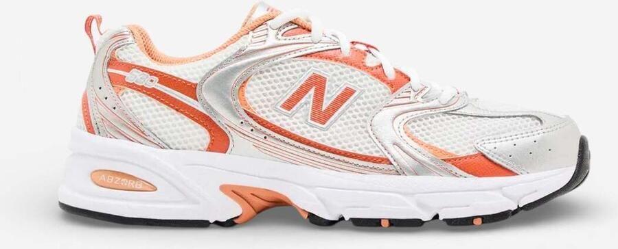 New Balance Lage Sneakers 530 Silver Metallic Infield Clay