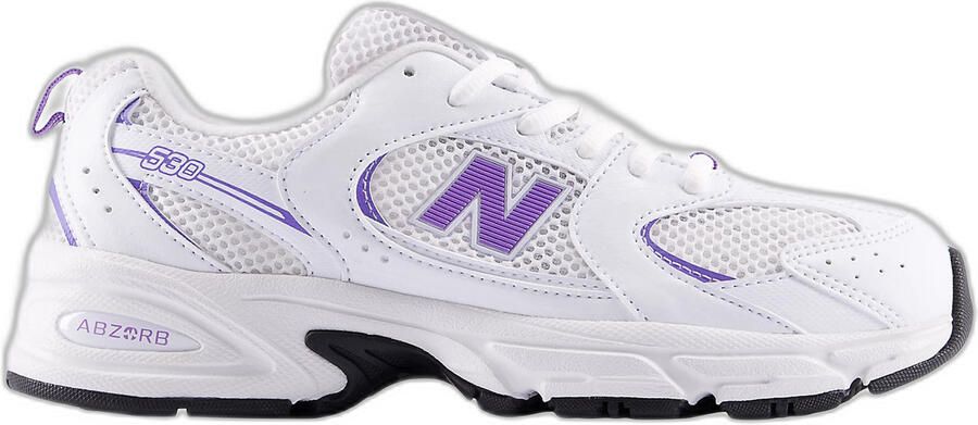New Balance Lage Sneakers 530 White Violet Crush GS