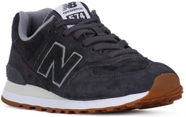 New Balance Classics ML574 Heren Sneakers Sportschoenen Schoenen Leer Grijs ML574EPC - Foto 3
